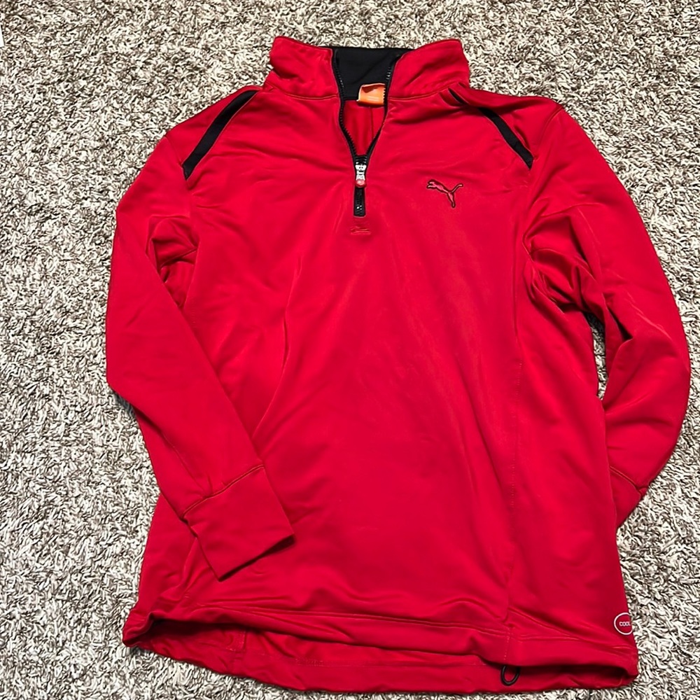 Boys puma quarter zip